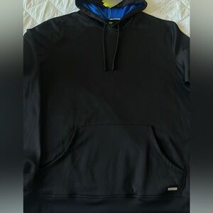 TEK GEAR XXL Black w Blue hood, TekGear performance training Hoodie. BRAND NEW